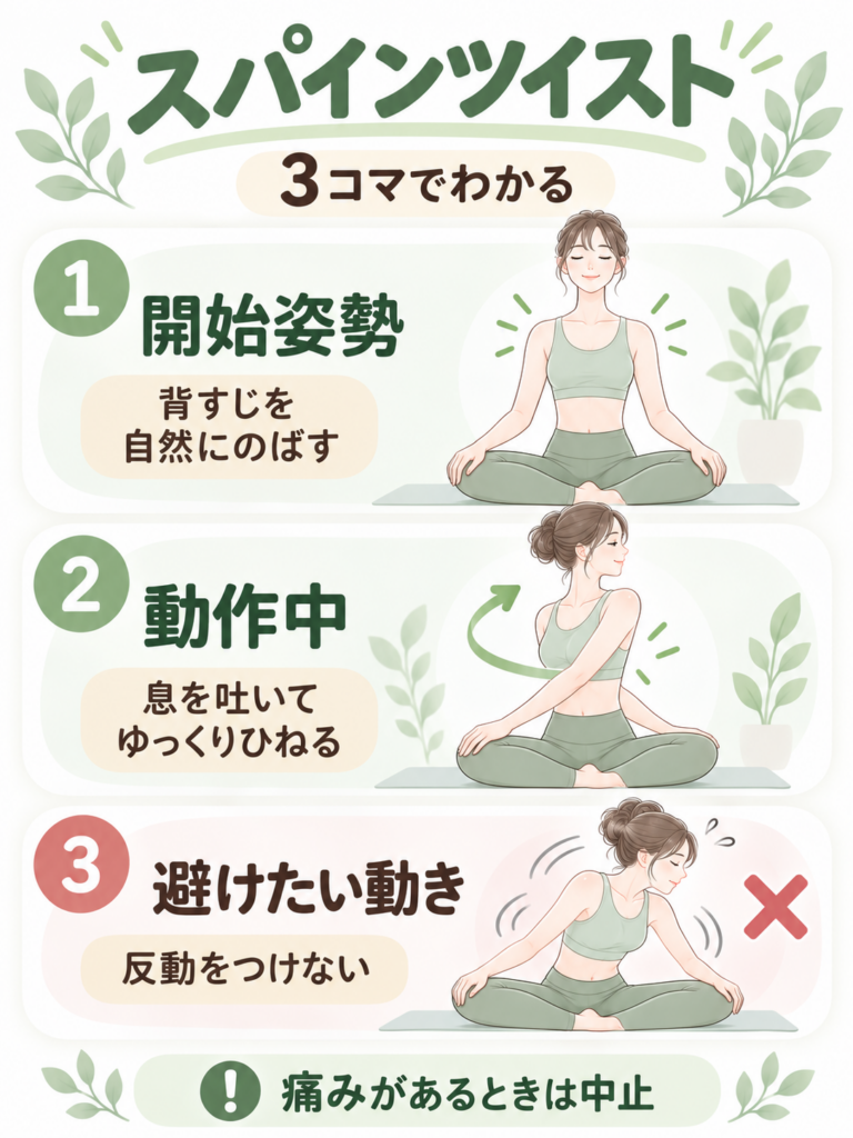 やさしく学ぶスパインツイスト